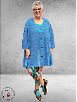 AKH Trui  Oversize A-Lijn Blauw